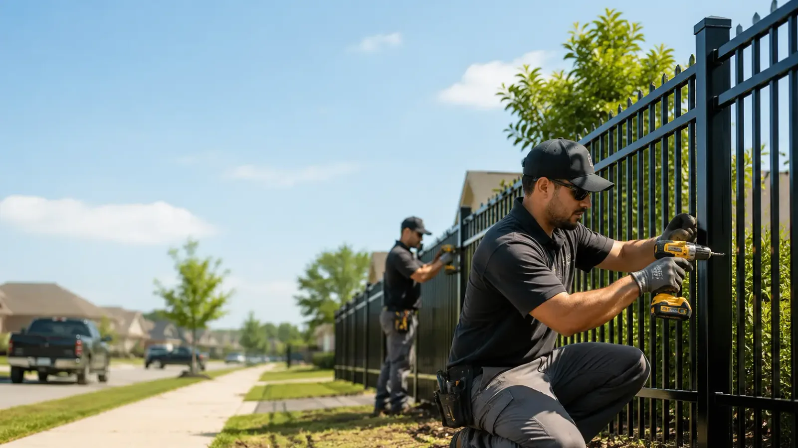 Metal Fence Installation in Meridian, TX